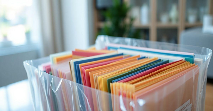 Envelope de plástico transparente: Praticidade e Estilo