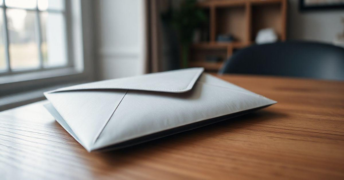 Envelope com lacre garante segurança e estilo na correspondência
