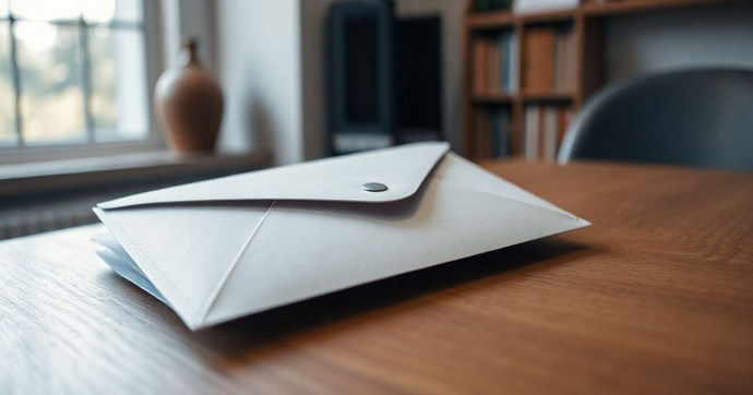 Envelope de segurança personalizado para proteção e privacidade em suas correspondências