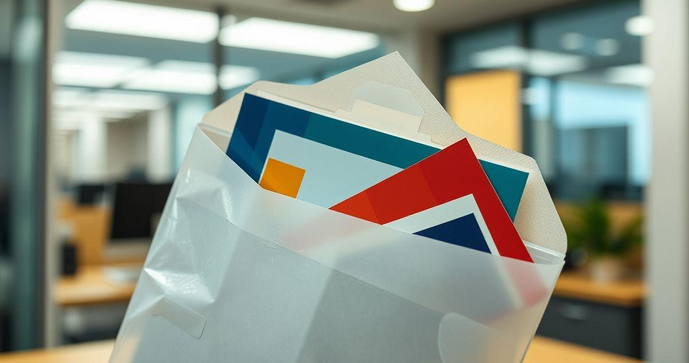 Envelope plástico com aba adesiva: a solução ideal para proteção e organização