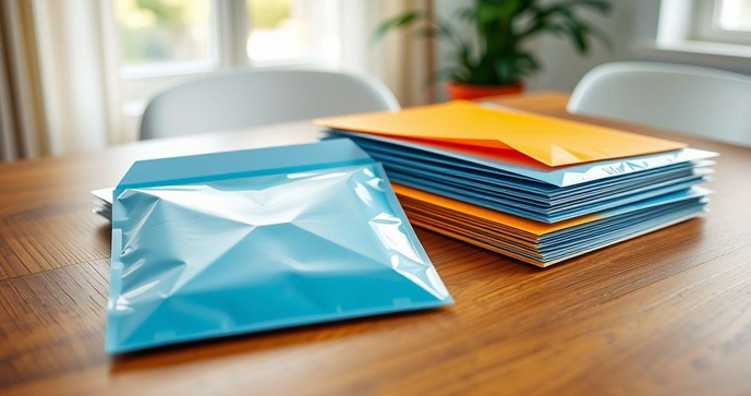 Envelopes Plásticos com Aba Adesivada: Versatilidade e Praticidade