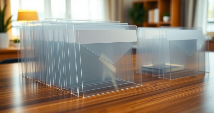 Envelope plástico para documentos é a solução ideal para proteger e organizar seus papéis importantes.